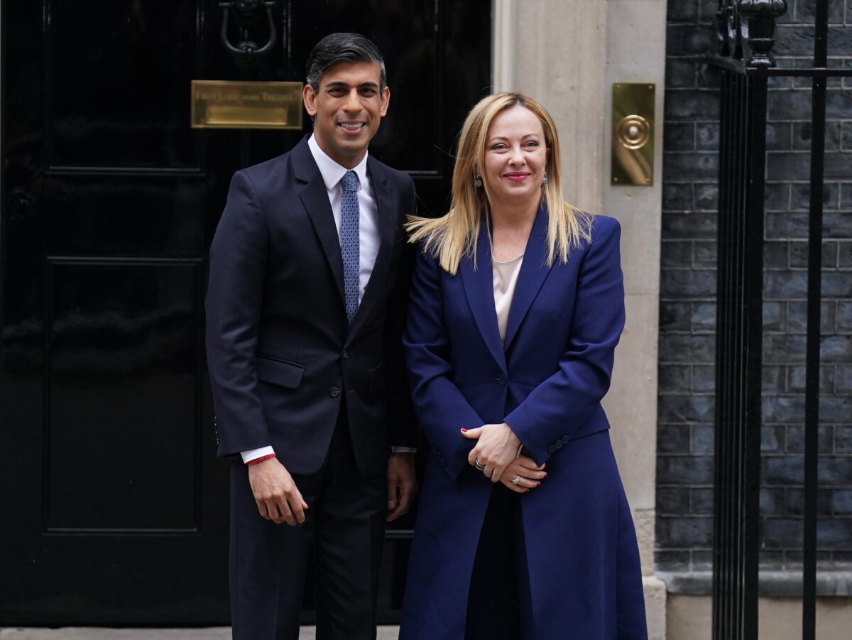 NextImg:Italy, UK Affirm Importance of Maintaining Peace Over Taiwan