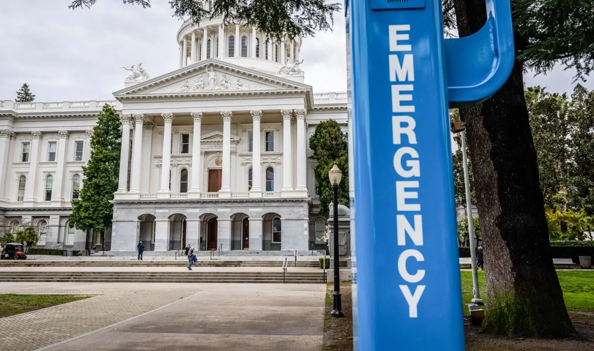 The California state capitol building in Sacramento, Calif., on March 11, 2023. (John Fredricks/The Epoch Times)