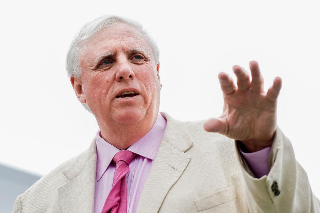 West Virginia Gov. Jim Justice in White Sulphur Springs, W.Va., in a file image. (Scott Halleran/Getty Images)