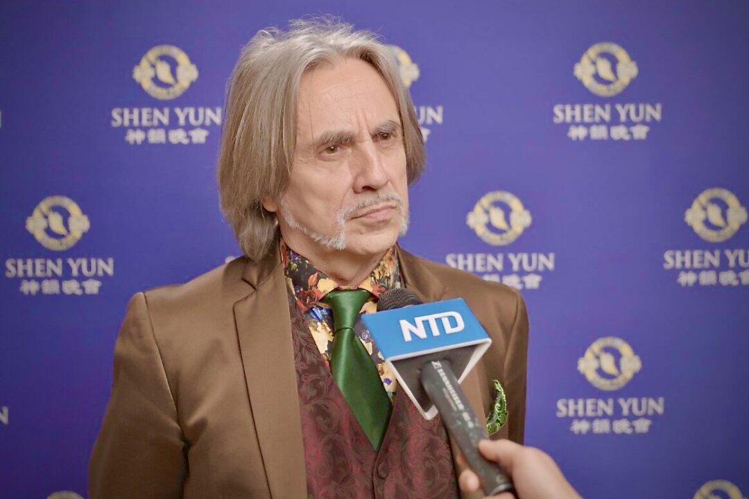 Giorgio Casciarri attended Shen Yun Performing Arts at the Teatro degli Arcimboldi in Milan, Italy on April 25, 2023. (NTD)