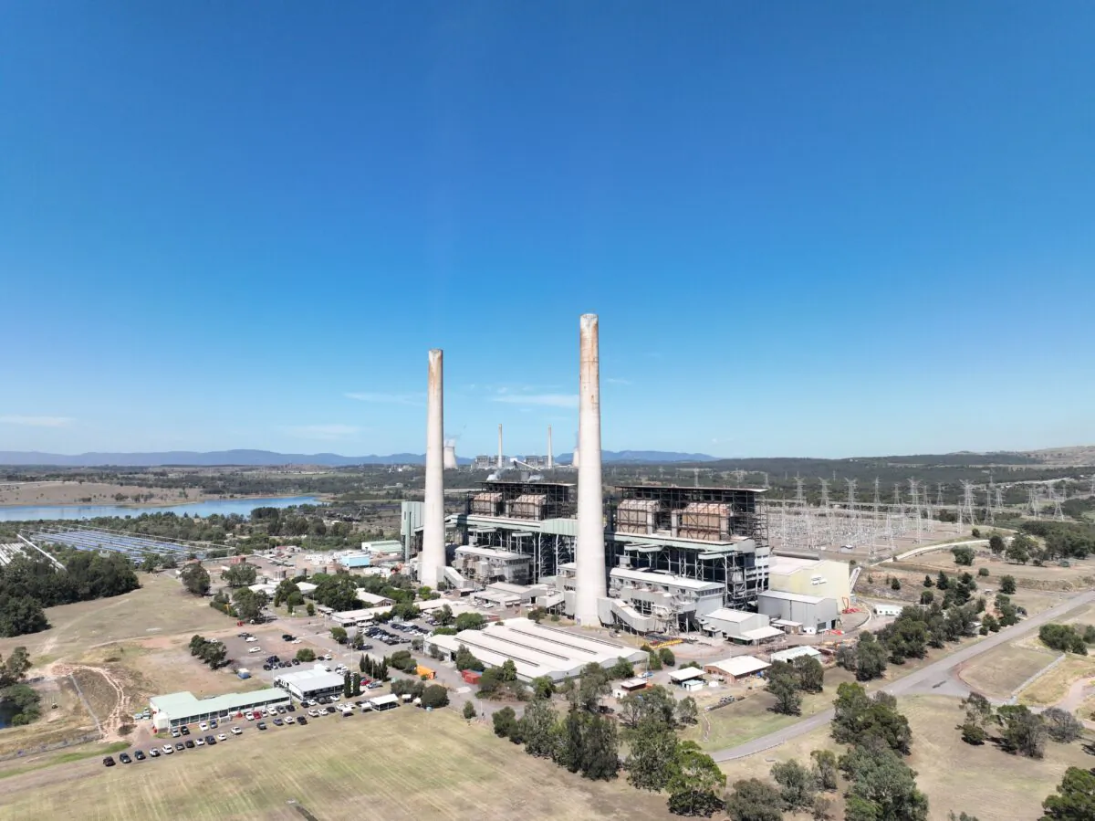 This photo shows the Liddell Power Station in New South Wales, Australia, on April 28, 2023. (Courtesy of AGL Energy)