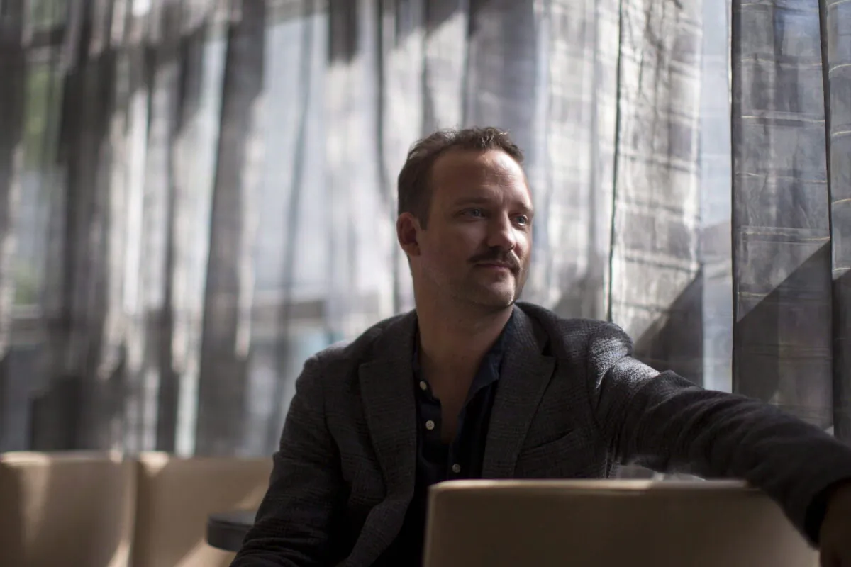 Alexandre Trudeau is pictured in a Toronto hotel as he promotes his book "Barbarian Lost" on Sept. 19, 2016. (The Canadian Press/Chris Young)
