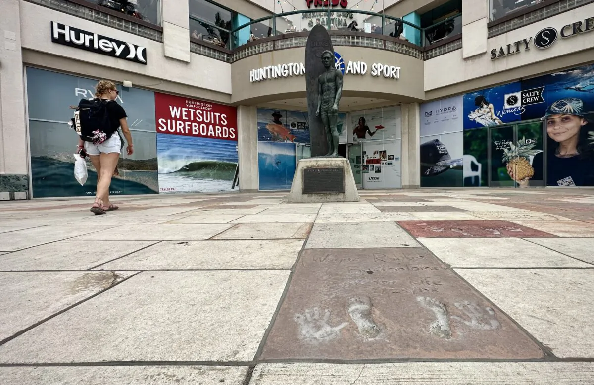 The Surfing Hall of Fame in Huntington Beach, Calif., on April 27, 2023. (John Fredricks/The Epoch Times)