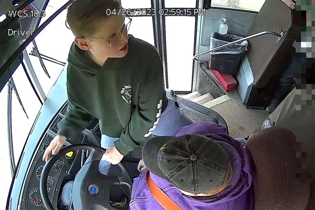 NextImg:‘Little Hero:’ Boy Stops Michigan School Bus With Sick Driver