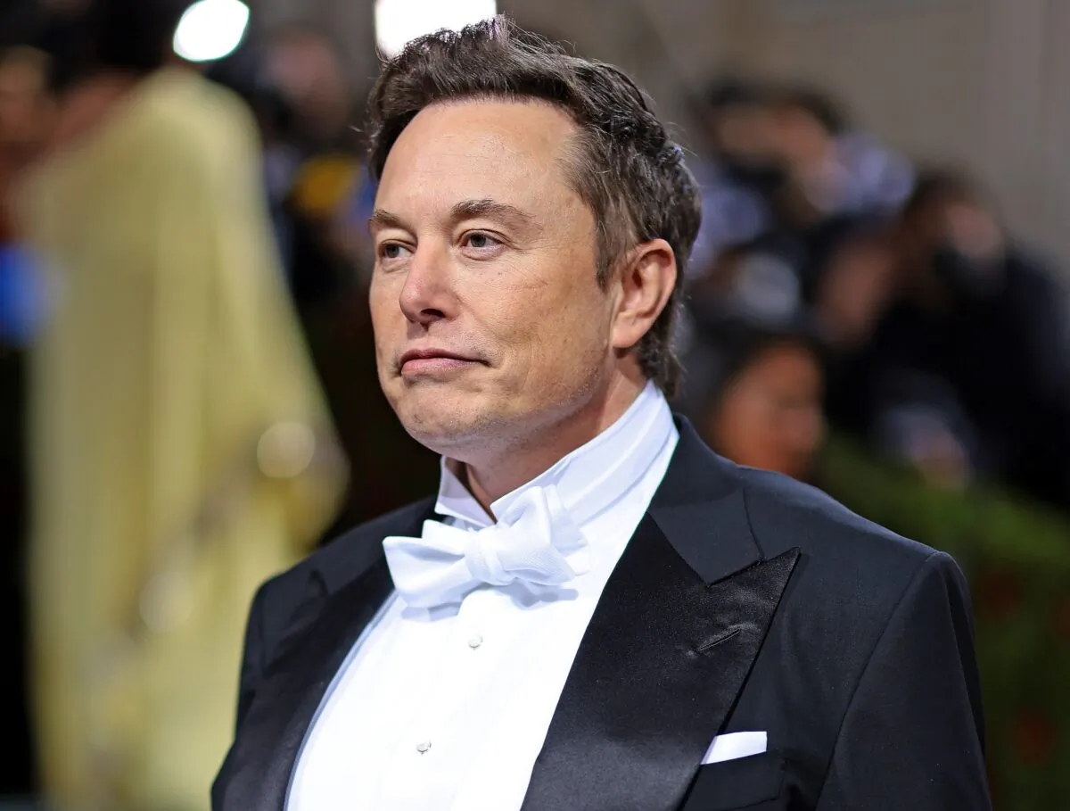 Elon Musk attends The 2022 Met Gala Celebrating "In America: An Anthology of Fashion" at The Metropolitan Museum of Art in New York on May 2, 2022. (Dimitrios Kambouris/Getty Images for The Met Museum/Vogue)