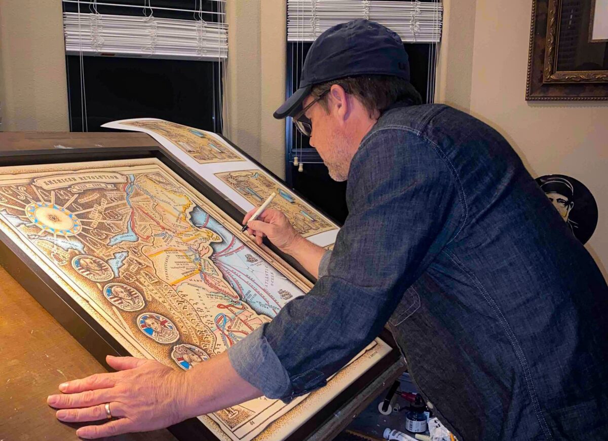NextImg:Mapping Art: How Maps Guided a Texas Artist to a Successful Career