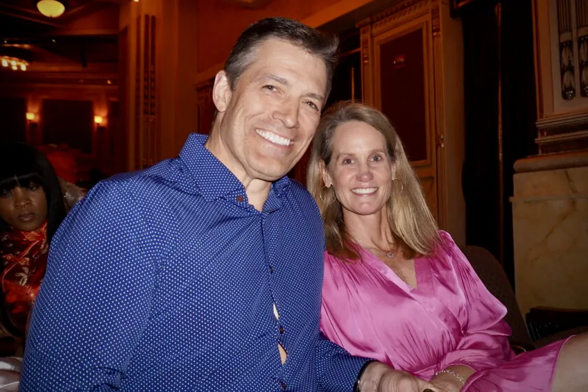 John Polasko and Christy Donovan enjoyed Shen Yun at The Hippodrome Theatre on April 29, 2023. (Sherry Dong/The Epoch Times)