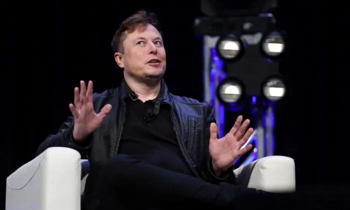 Elon Musk, founder and chief engineer of SpaceX speaks at the 2020 Satellite Conference and Exhibition in Washington on March 9, 2020. (Win McNamee/Getty Images)