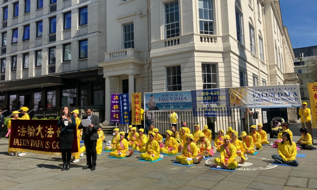 NextImg:Downing Street Commends Falun Gong for 24-Year Appeal Against CCP Persecution