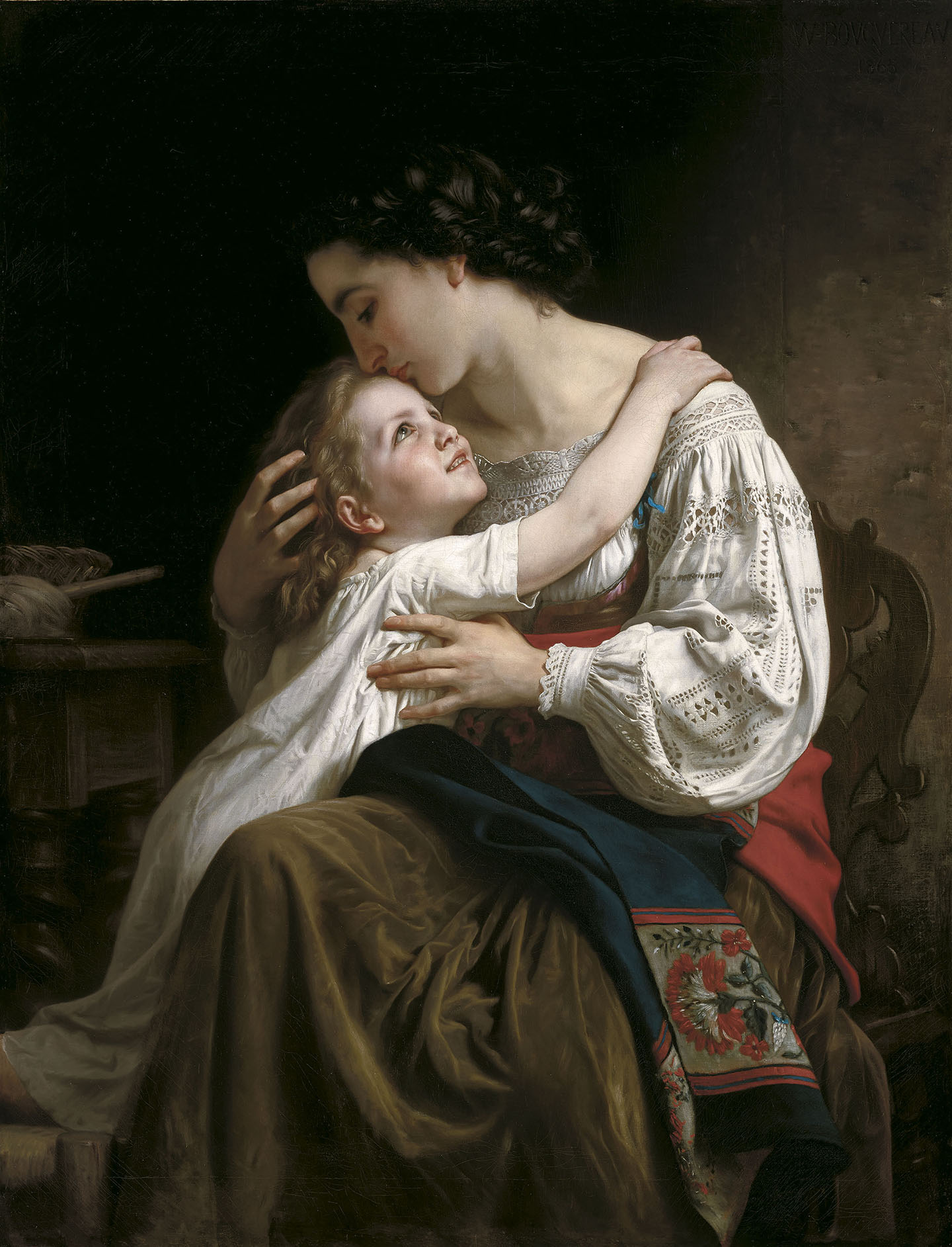 "Le Lever," by William Adolphe Bouguereau
