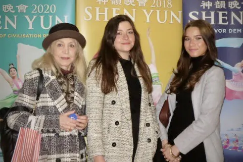 Mrs. Arboux, a lawyer, attended Shen Yun with her family at the Palais des Congrès in Paris on April 26, 2023. (The Epoch Times)