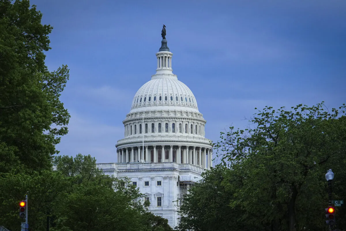 U.S. Capitol building on May 1, 2023. (Madalina Vasiliu/The Epoch Times)