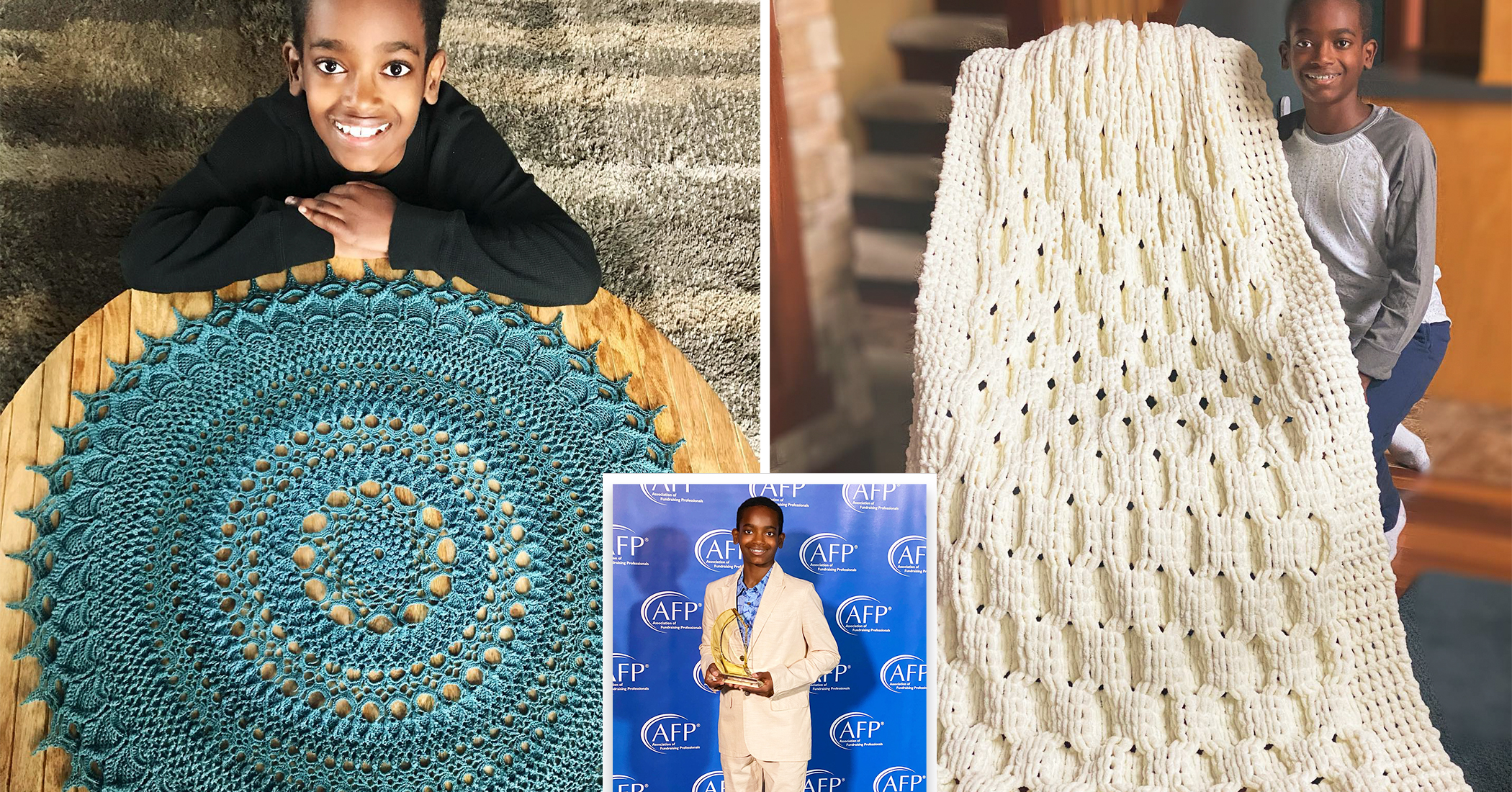 NextImg:Boy teaches himself to crochet at age 5, uses his craft to help Ethiopian kids, wins award