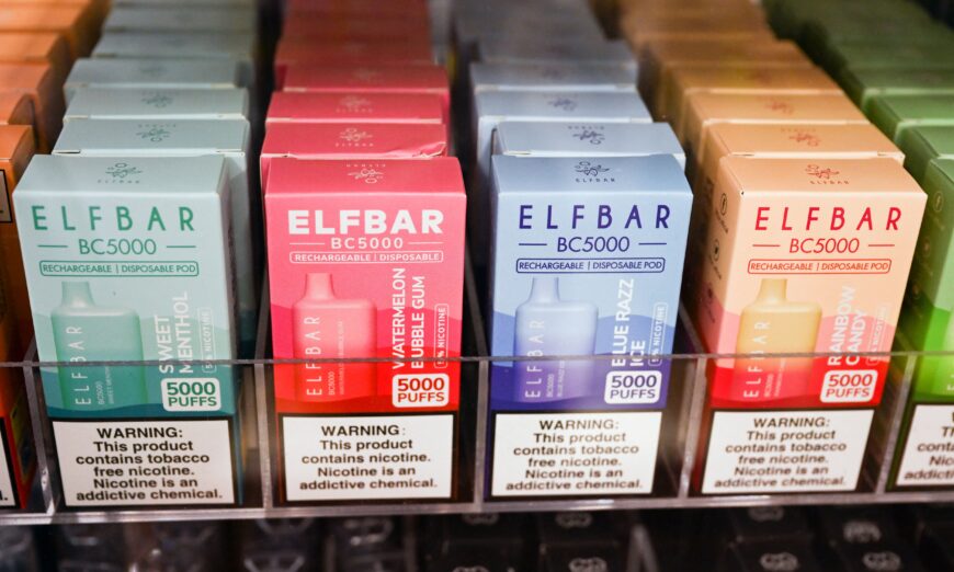 FDA fines 22 retailers for selling Elf Bar E-Cigarettes.