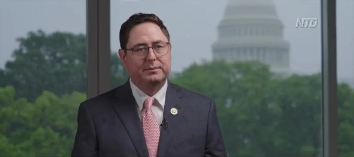 Mike Flood, (R) Nebraska, on May 2, 2023. (NTD)