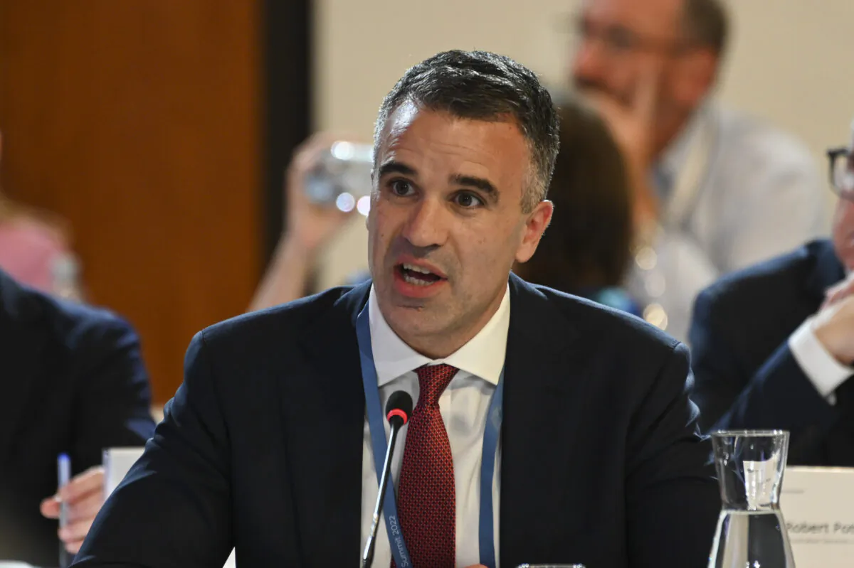 Premier Peter Malinauskas attends a jobs and skills summit at Parliament House in Canberra, Australia on Sep. 1, 2022. (Martin Ollman/Getty Images)