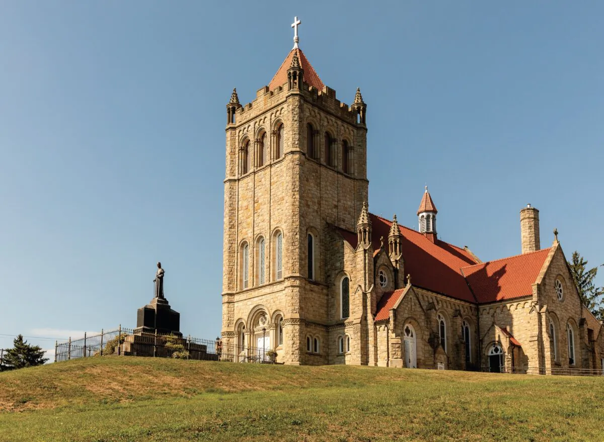 St. Michael’s Basilica was founded by the Rev.
Demetrius Gallitzin in Loretto, Pa., 1799. (hw22/Shutterstock)