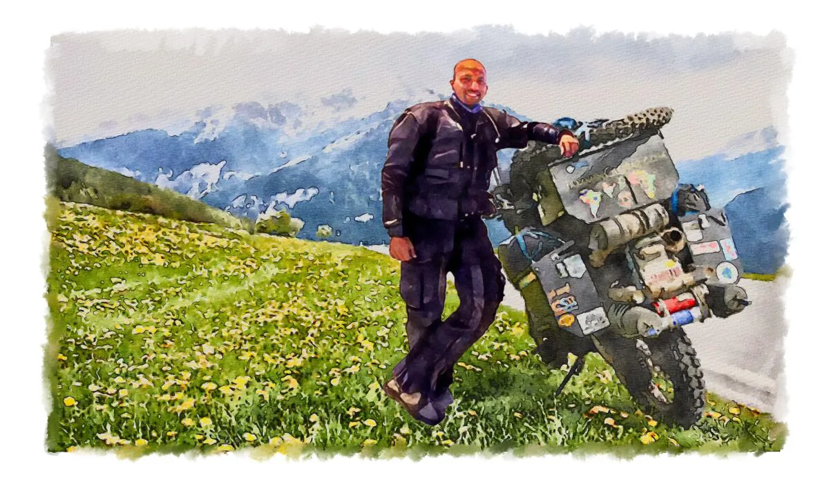 On a transcontinental motorcycle adventure, author Jay Kannaiyan experienced eudaimonia, being his “best self” in each and every moment. (Fei Meng)