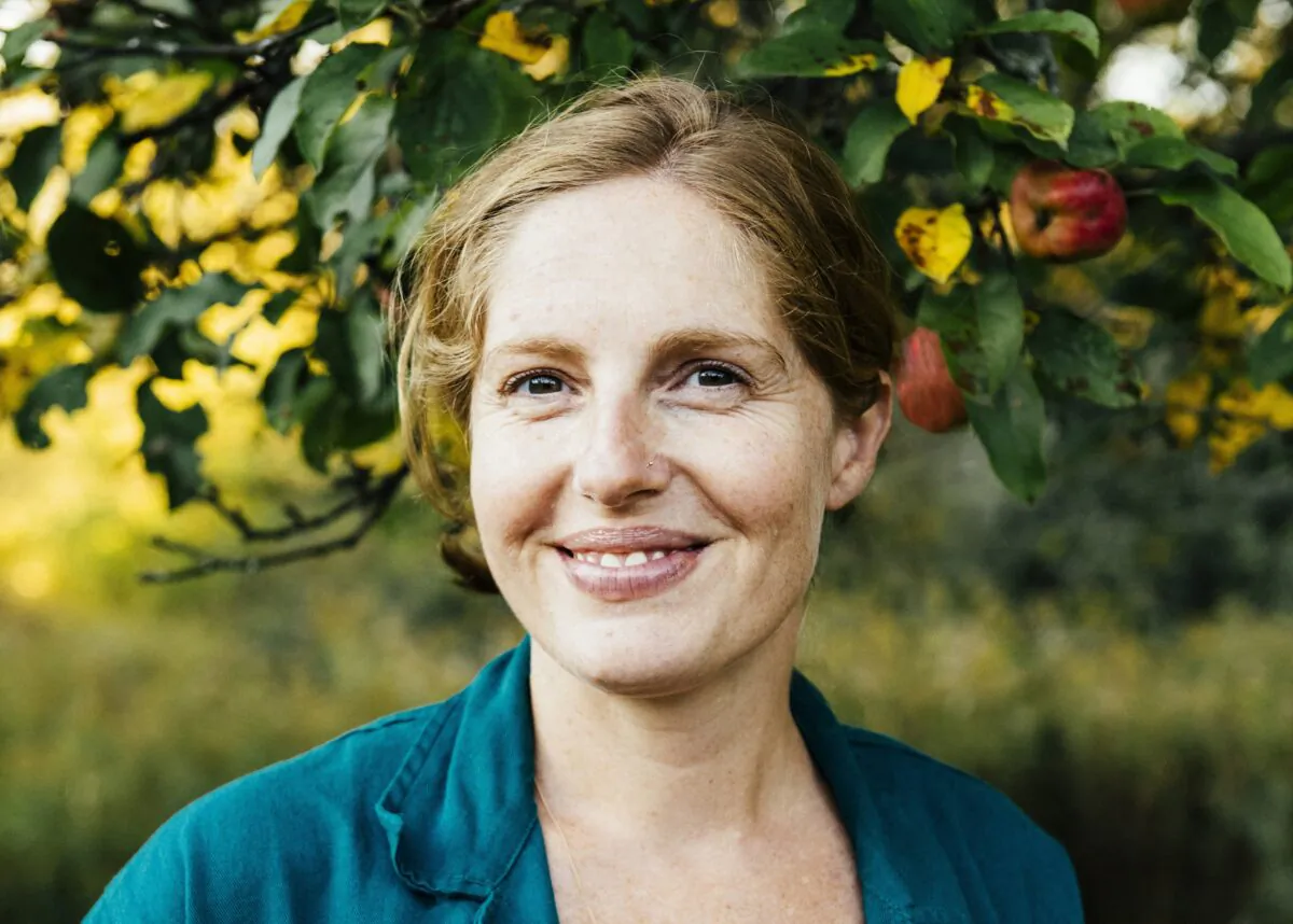 Abra Berens, cookbook author and chef at Granor Farm in Three Oaks, Mich. (EE Berger)