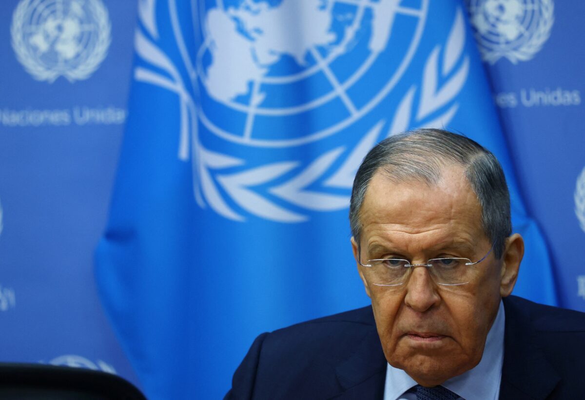 NextImg:Russia's Lavrov Says Kremlin Drone Incident Was 'Hostile Act'