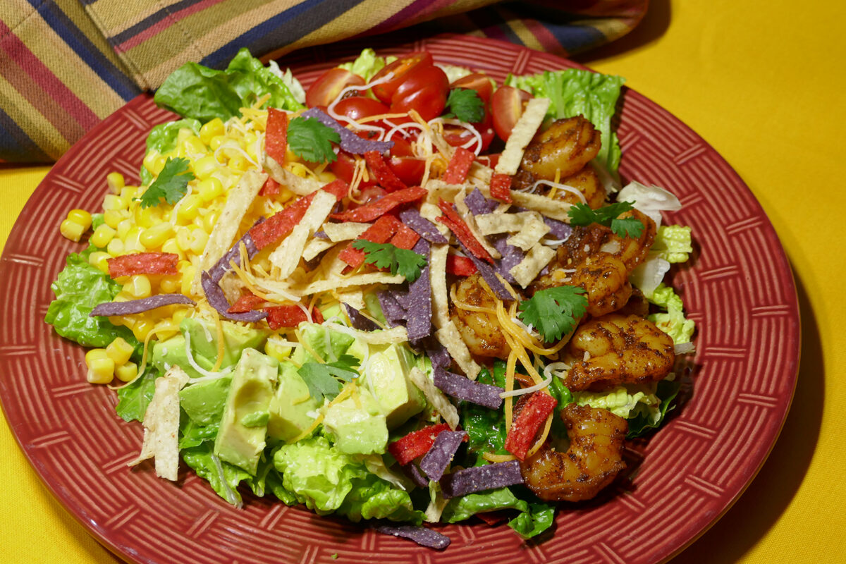 NextImg:Tortilla Strips a Colorful Addition to Taco Salad