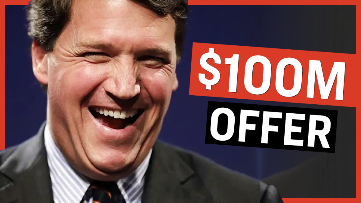 NextImg:Tucker Gets $100 Million Offer; Leaked Videos From Inside Fox News | Facts Matter