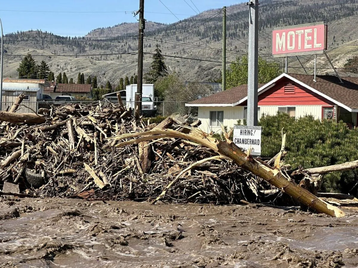 The village of Cache Creek, shown in a handout photo, is maintaining a state of local emergency due to flooding. (The Canadian Press/HO-Sheila Olson)
