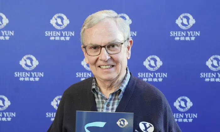 David Saddle, a retired Christian missionary, attended Shen Yun Performing Arts at Sydney Lyric Theatre on May 6, 2023. (NTD)