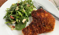 Crispy Pork Chops With Arugula Salad