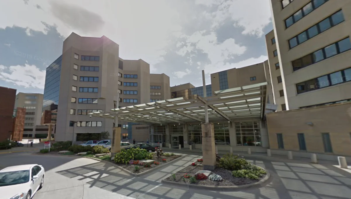 The University of Iowa Hospital in Iowa City, Iowa, in September 2016. (Google Maps/Screenshot via NTD)