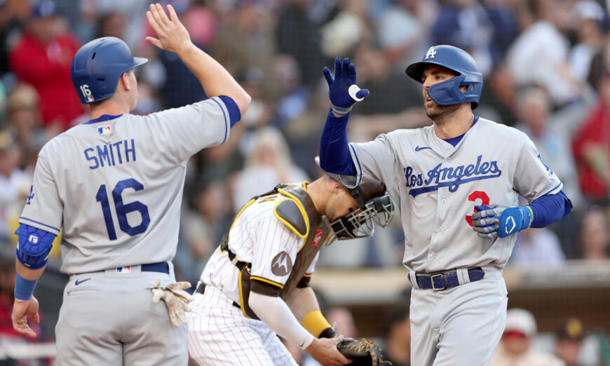 Taylor's 2-run HR lifts May, Dodgers to 2-1 win over Padres - Newsday