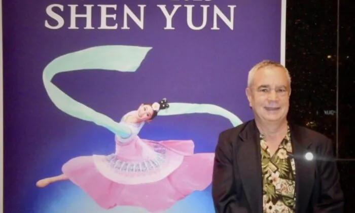 Arthur Patterson attended Shen Yun Performing Arts at the New Jersey Performing Arts Center on May 6, 2023. (Weiyong Zhu/The Epoch Times)