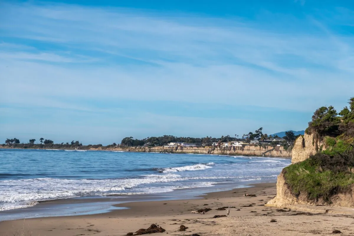 Cliffs ring the coastline in Santa Barbara, California's Isla Vista neighborhood. (Dreamstime/TNS)