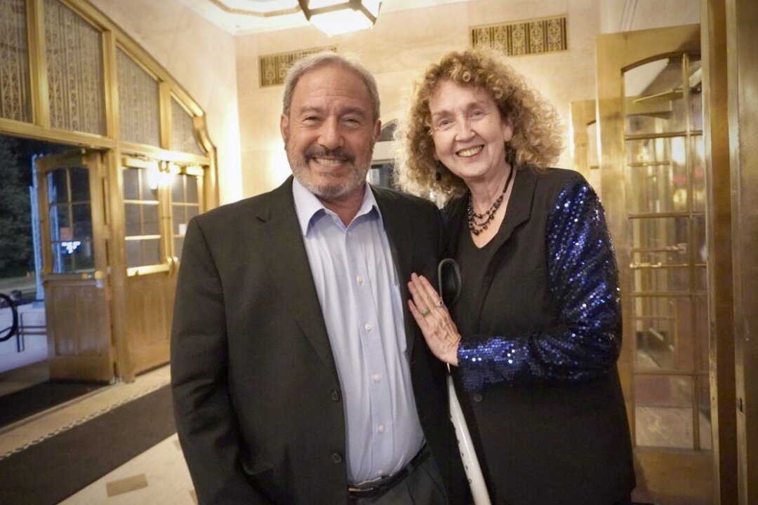 Andrew Villone and Diane Scott enjoyed Shen Yun's evening performance at the Rochester Auditorium Theatre on May 6, 2023. (Sally Sun/The Epoch Times)