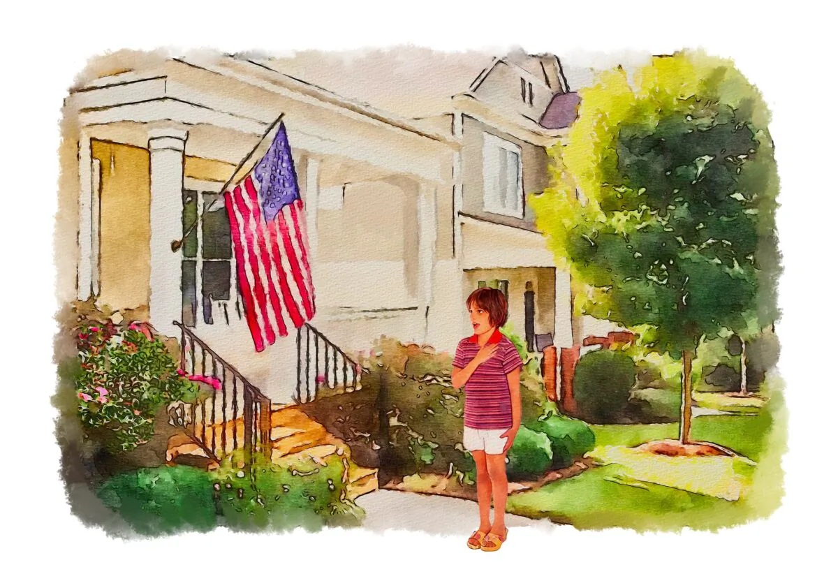 There are rules to follow when displaying a U.S. flag, such as not flying it in stormy weather and illuminating it if flying at night. (Fei Meng)