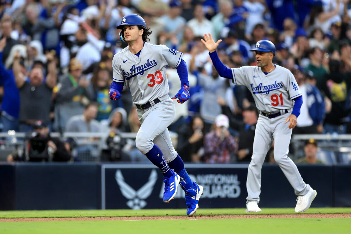 NextImg:Betts, Outman Homer as Dodgers Stun Padres 5–2