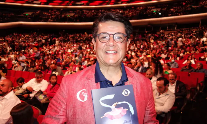 Gabriel Martell enjoyed Shen Yun Performing Arts at the Auditorio Nacional in Mexico City on May 7, 2023. (Lily Yu/The Epoch Times)
