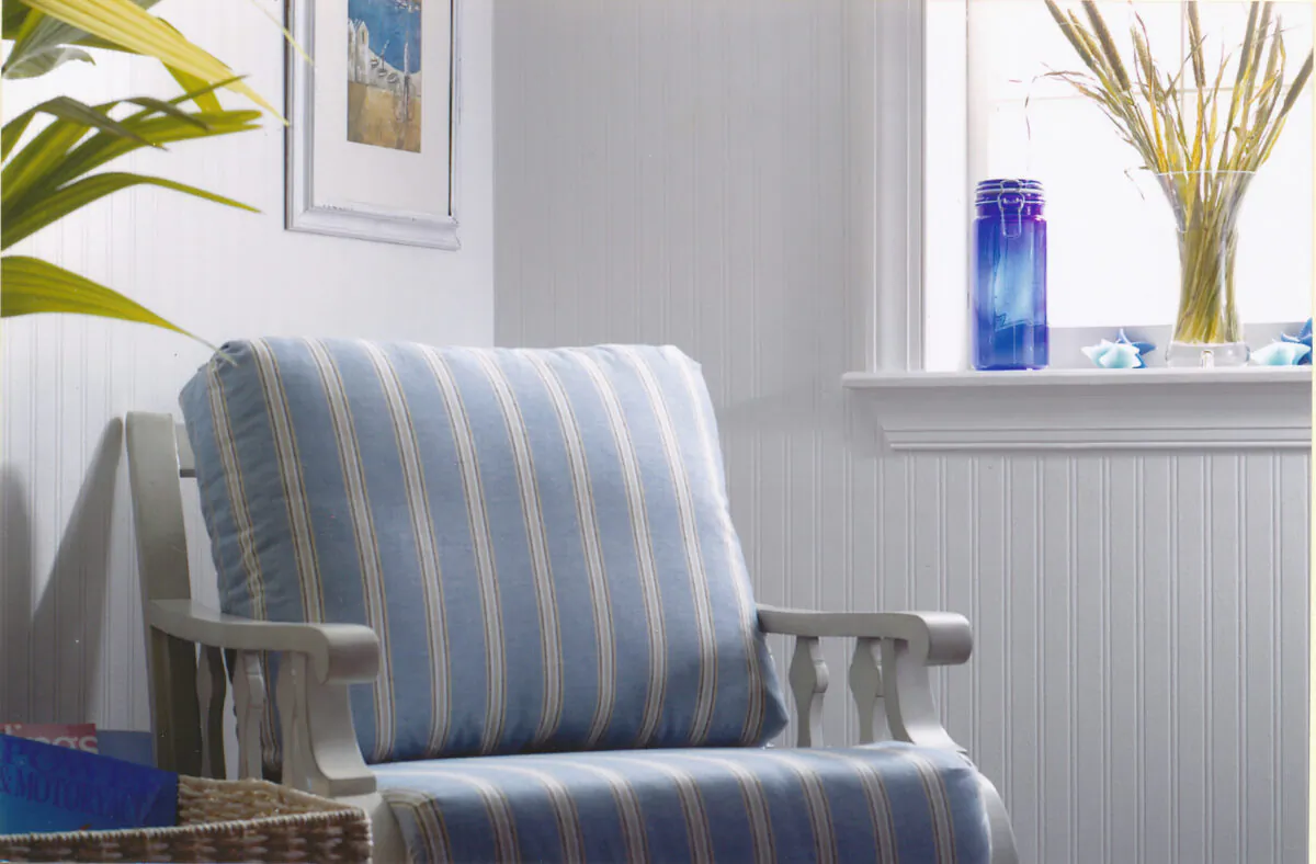 The beadboard wall covering makes any room more appealing with less time and money involved. (Graham & Brown/TNS)
