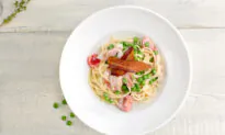 Roman Restoration: Pasta Carbonara With Sweet Peas