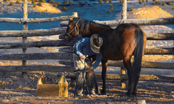 Oklahoma Cowboy Painter Rides With Ranchers to Portray Contemporary Western Culture in All Its Glory