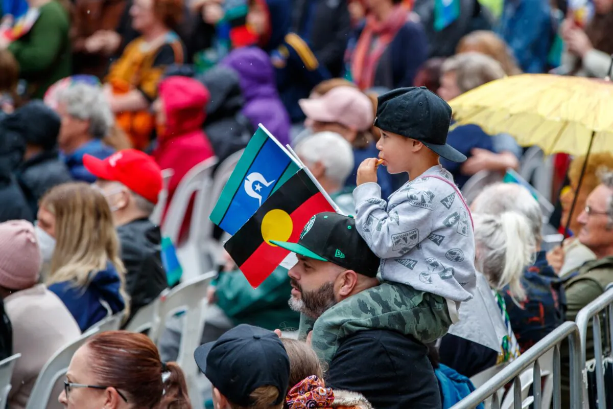 Big crowds are seen outside South Australia’s parliament in Adelaide, Australia, on March 26, 2023. (AAP Image/Matt Turner)