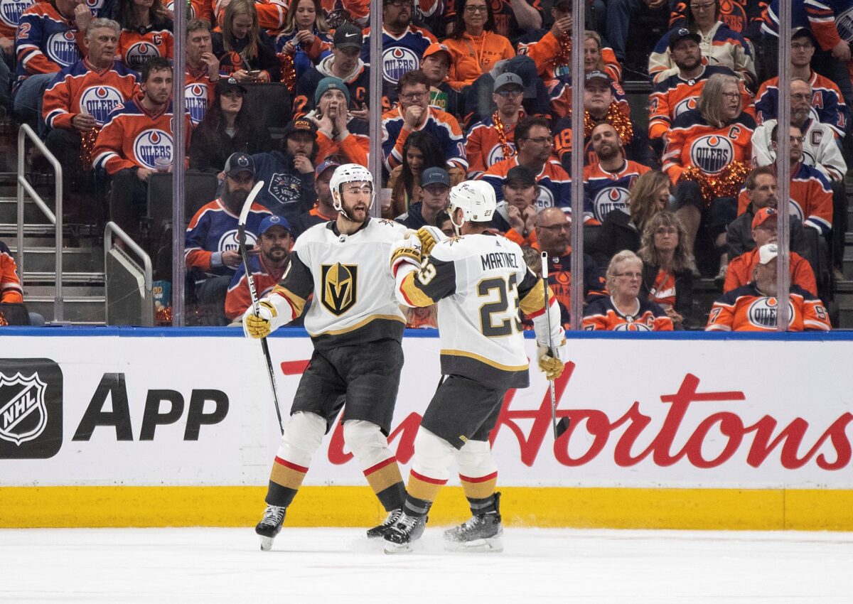 NextImg:Marchessault, Eichel Lead Vegas to 5–1 Win Over Oilers