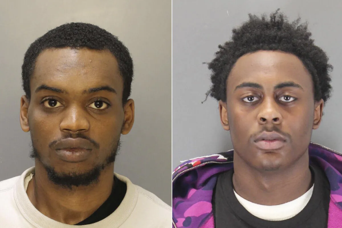Nasir Grant (L) and Ameen Hurst. (Philadelphia Dept. of Prisons via AP)