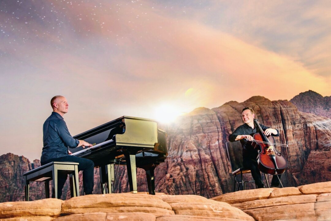 The Piano Guys cart their piano and cello to unexpected locations to film videos that earn many millions of views. (Courtesy of The Piano Guys)