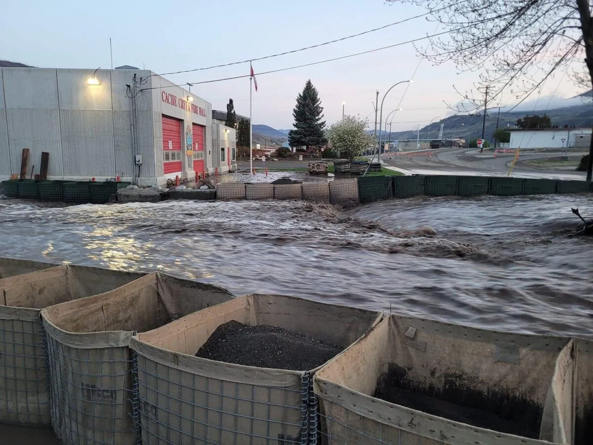 The village of Cache Creek, British Columbia, shown in a handout photo, is maintaining a state of local emergency due to flooding. (The Canadian Press/HO-Sheila Olson)