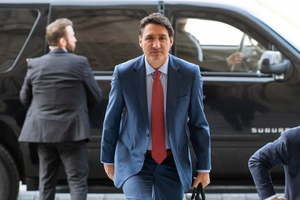 Prime Minister Justin Trudeau arrives to Parliament Hill ahead of a caucus meeting in Ottawa, on May 10, 2023. (The Canadian Press/Spencer Colby)