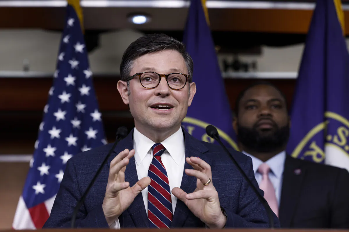 Rep. Mike Johnson (R-La.) in Washington on June 14, 2022. (Anna Moneymaker/Getty Images)