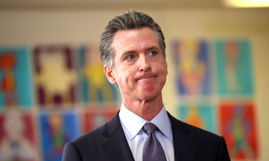 Newsom may run for president, but timing is uncertain.
