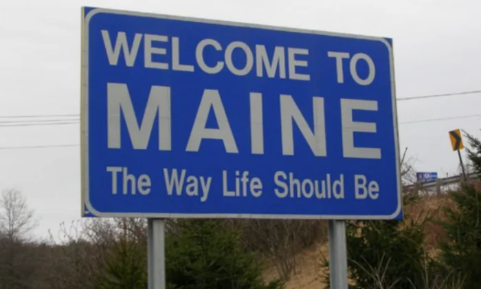 A roadside sign in Maine bearing one of the New England state's slogans (Source: Maine: The Way Life Should Be Facebook group)