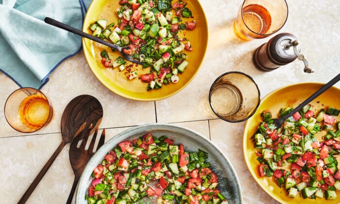 Everyday Tomato and Cucumber Salad With Dad's Salad 'Whisky'